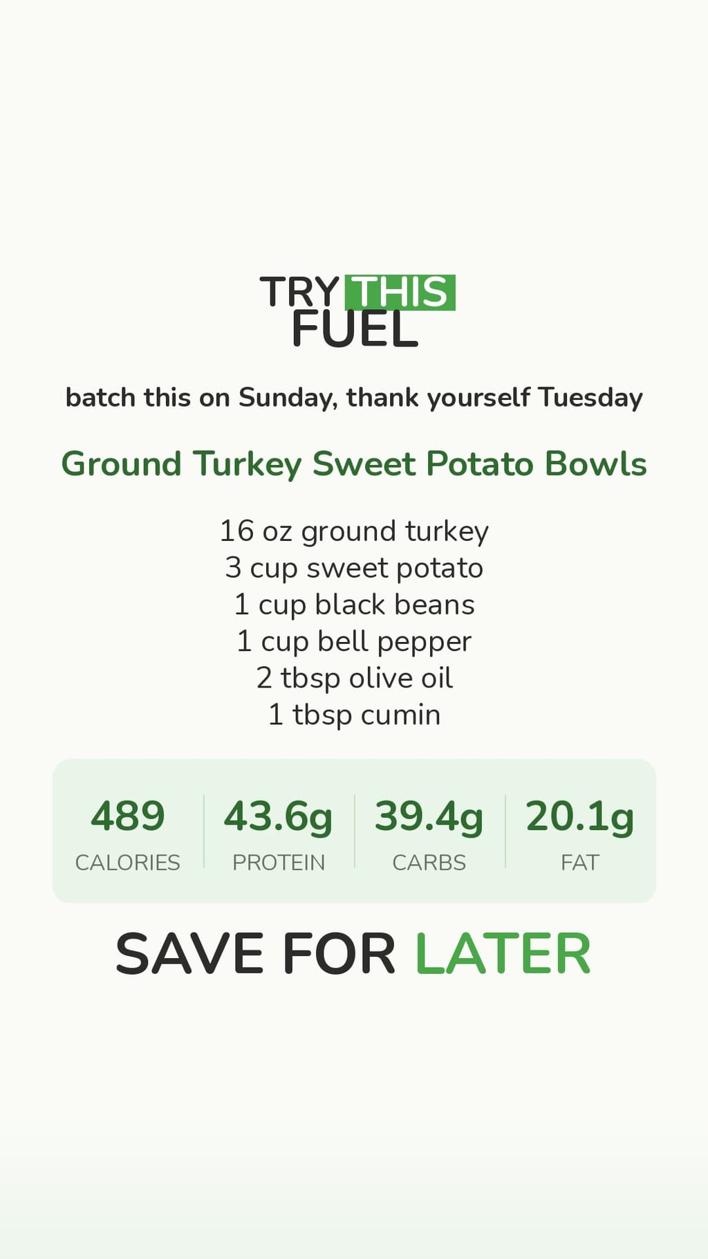 Ground Turkey Sweet Potato Bowls