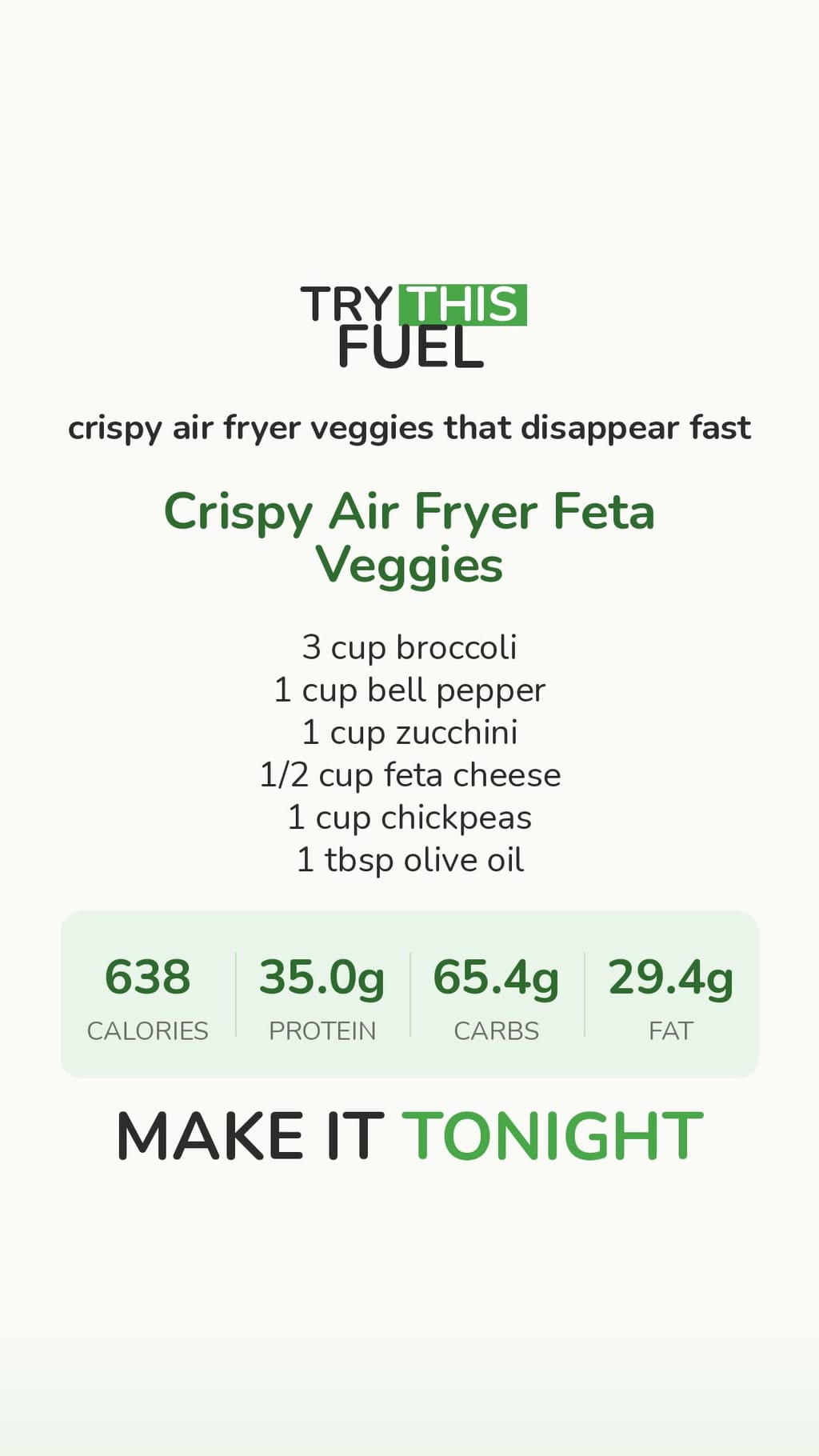 Crispy Air Fryer Feta Veggies