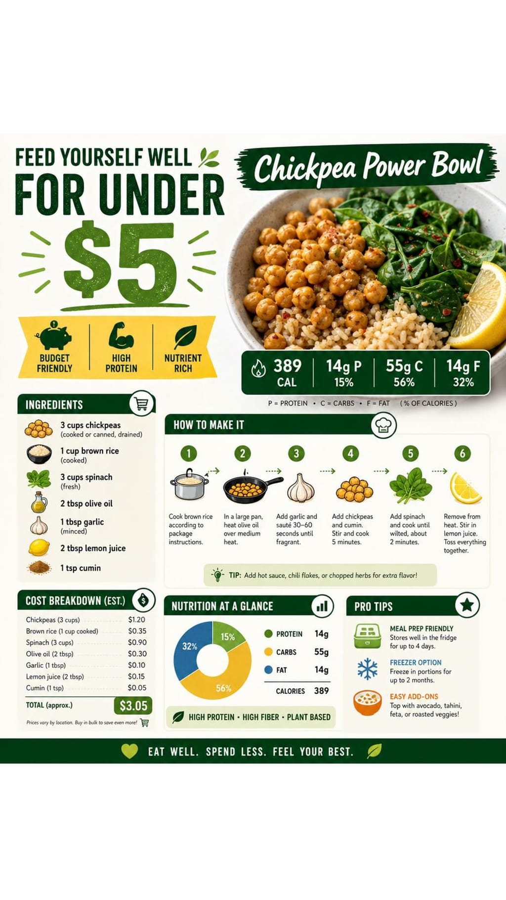 Chickpea Power Bowl