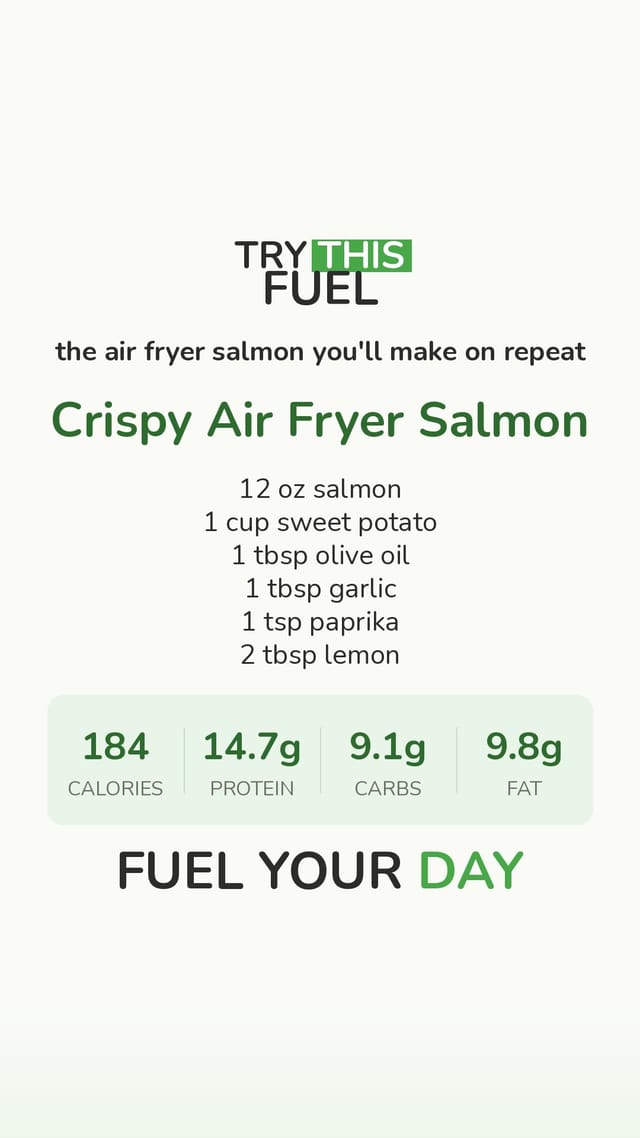 Crispy Air Fryer Salmon