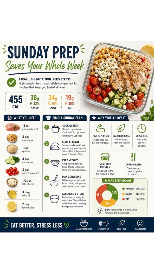 Mediterranean Chickpea Power Bowls